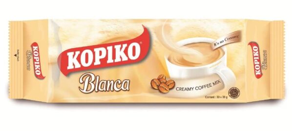 Kopiko Creamy Blanca 3in1 Instant Coffee Mix (30x30g)